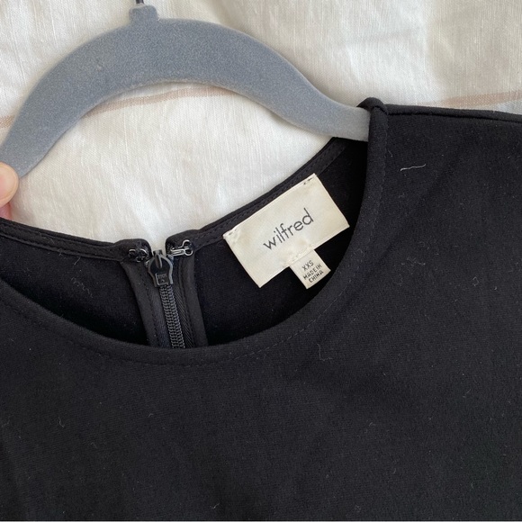 Aritzia LBD flared sleeve black dress - Picture 4 of 5